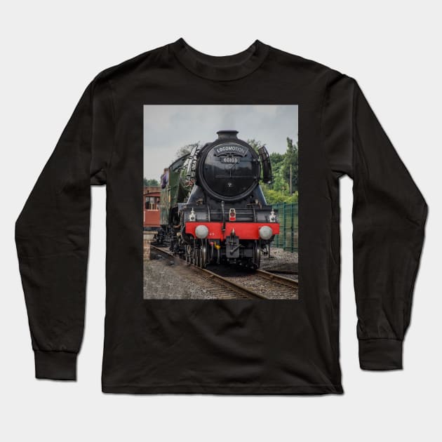 Flying scotsman Long Sleeve T-Shirt by tynesidephotos